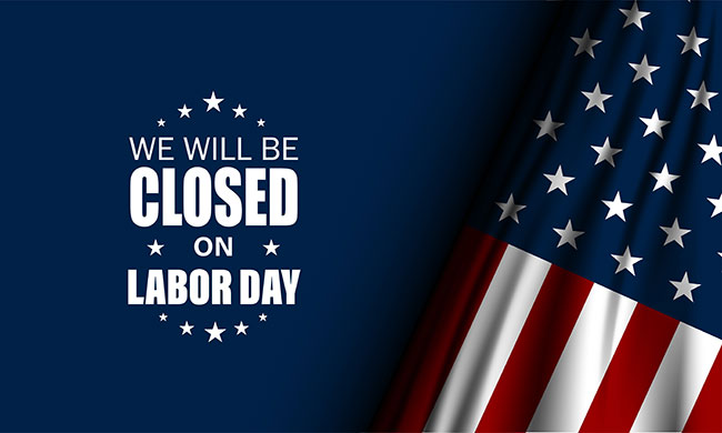 Aqua Vita Closed for Labor Day